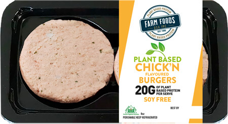 Plant Based Chicken Burgers